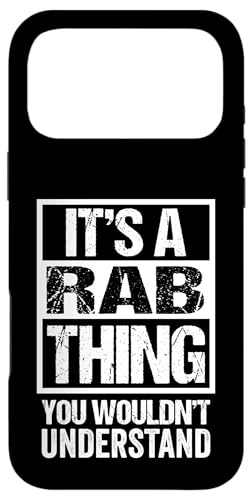 It's A Rab Thing You Wouldn't Understand First Name Nickname �X�}�z�P�[�X iPhone 17 Pro Max �p