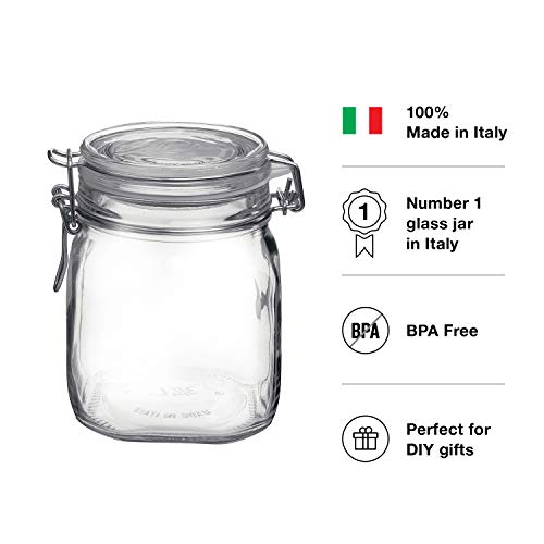 Bormioli Rocco 149280M04321991 Food Container, 25.25 Oz, Clear #TOP2