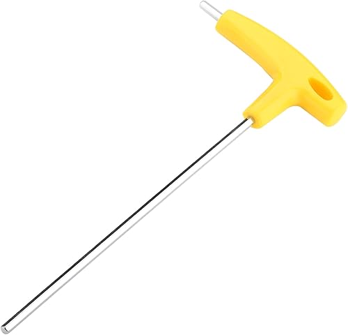 Miniatura 12 de Utoolmart Llave Allen con mango en T, 0.197 in, métrica, 70 #, acero con mango en T, llave hexagonal de 7.874 in de longitud total