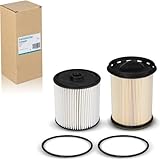 FOCUSFILTER Upgrated 6.7L Cummins OEM Grade Fuel Filter, 68157291AA and 68436631AA, Compatible with