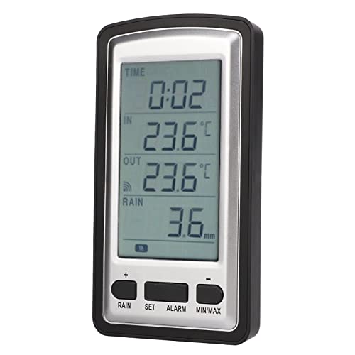 Digitaler Kabelloser Regenmesser mit RCC-Übertragung für den Innen- und Außenbereich Temperaturrekorder – Bild 3