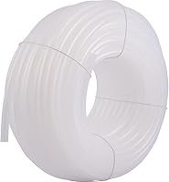 EZ-FLO Eastman 1/4" ID (3/8" OD) White Polyethylene Tubing 100ft - Durable LDPE for Plumbing & Water Lines