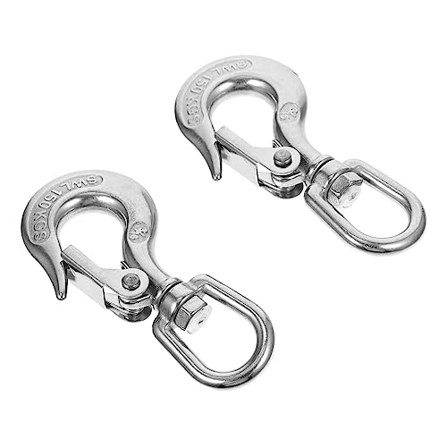 Gatuida Sturdy 304 Stainless Steel Lifting Hook 0.15t Multi-Directional Grab Hook for Construction and Use