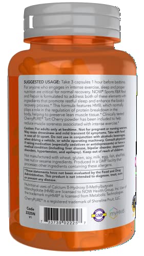 Now Sports Nutrition, R&R Rest And Repair, Recovery*, Promotes Restful Sleep*, Preserves Lean Mass, Reduces Post-Workout Soreness*, Vegan, Ngmo, 90 Veg Capsules #TOP2