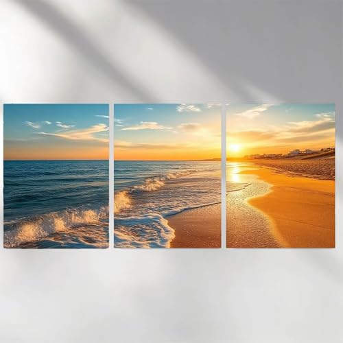 DIY Peinture Diamant Kit Complet cadeau créatif triptyque paysage