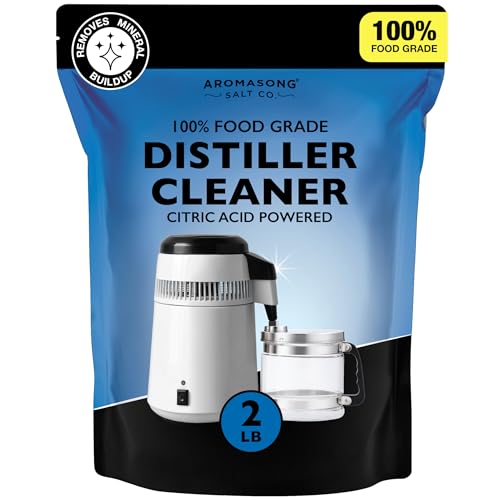 Aromasong Citric Acid For Cleaning Descaling powder Pure Cleaning Citric Acid Powder with Scoop | Eco-Friendly Biodegradable Formula for Water Distiller Espresso Machines Humidifier 2 LB Bag