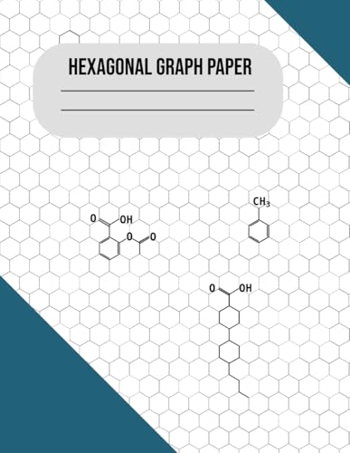 Hexagonal Graph Notebook: Organic Chemistry