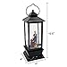 Wondise Lighted Musical Snow Globe Lantern with 6 Hour Timer, 12 Inches USB Powered and Battery Operated Spinning Water and Swirling Glitter Christmas Snow Globe Lantern Gifts(Nativity)