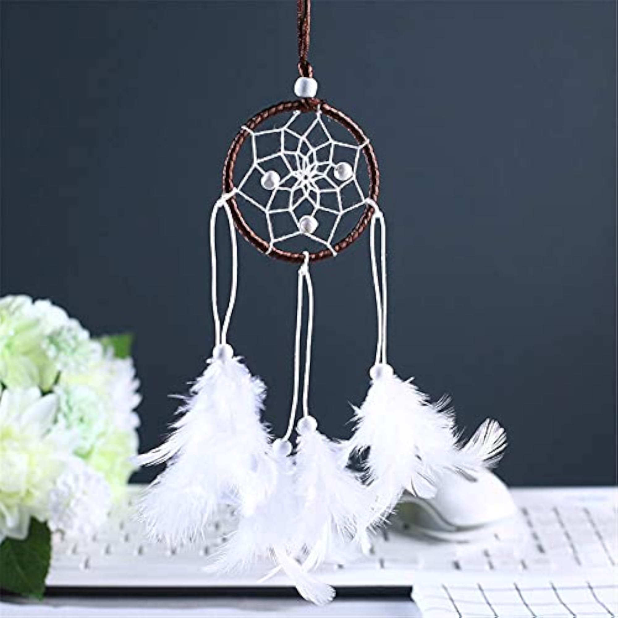 Large LED Dream Catcher Wall Hanging, Macrame Kit