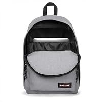 EASTPAK Out of Office Rucksack 27L (44 x 29,5 x 22 cm), Laptopfach 13–15 Zoll, wasserabweisender Schul- & Arbeitsrucksack, robuster Tagesrucksack mit gepolsterten Trägern - SUNDAY GREY – Ansicht 2
