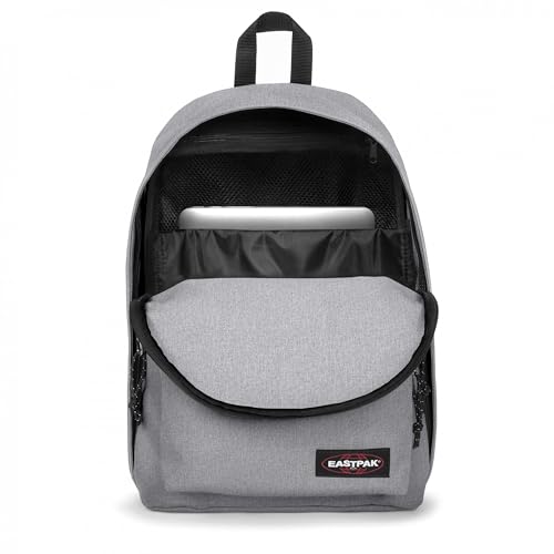Image of EASTPAK Out Of Office - 31L Backpack with Dual Compartments, 16 inch Laptop Sleeve, Security Pocket, Bottle Holder & Air Mesh Straps, Sunday Grey