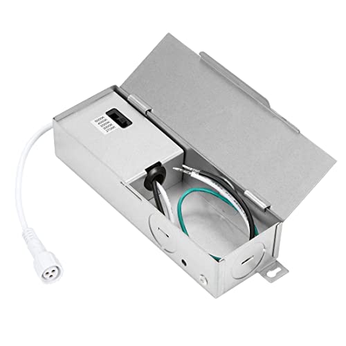 Maxxima 2 In. Ultra-Thin Recessed Anti-Glare Led Downlight - Canless Ic Rated, 550 Lumens, 5 Color Temperature Selectable 2700K/3000K/3500K/4000K/5000K, Dimmable, Round Black Trim, 90 Cri, J-Box Incl #TOP6