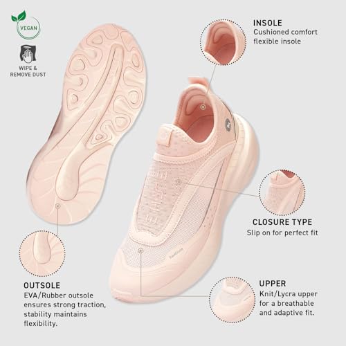 Image of Neeman's Begin Walk Rush Slip On Shoes for Men & Women | Lightweight Breathable Walking Shoes with Cushioned Sole, Liteweight & Easy Wear | Casual Slip On Sneakers for Daily Use