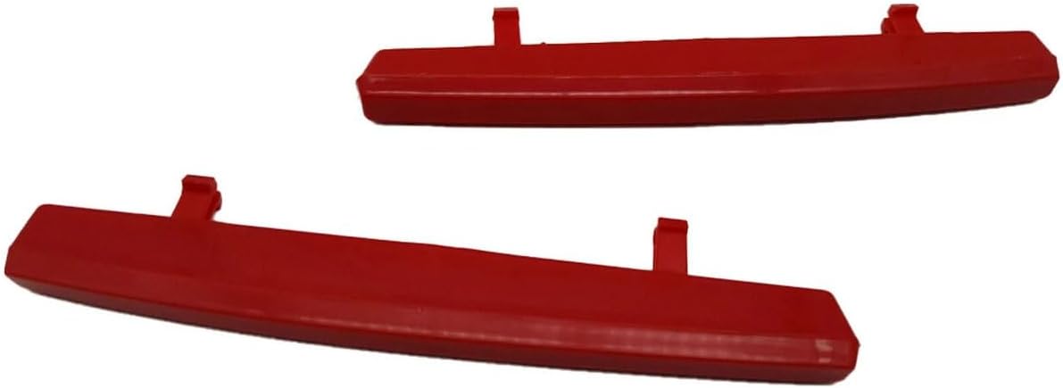 Pair Front Grille Insert Cover For Dodge Ram 1500 2019 2020 2021 Red Trim Accessories