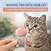 Freeze Dried Cat Treats Salmon Lollipops 4 Pops - High Protein Lickable Salmon Treats on Stick for Training Bonding - Cat Snacks No Artificial Flavors Preservatives for Kittens Cats All Ages