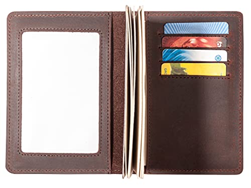Genuine Leather Passport And Vaccine Card Holder Combo,Rfid Blocking Passport Holder Cover Case Wallet With Cdc Vaccination Card Slot, Leather Travel Documents Organizer Protector For Women Men (Coffee) #TOP3