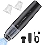 LYFUHUI Car Handheld Vacuum Cordless 13000 PA Suction Power, Portable Mini Vacuum Cleaner for Car Home Office and Pet Hair, Black
