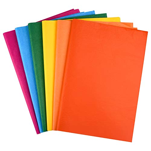 PLULON 60 Blatt Gay Pride Day Seidenpapier, Geschenkpapier für DIY Geschenkverpackung Geburtstag Hochzeit Feiertagspapier (Multicolor) Cover