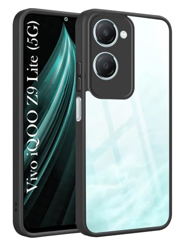 Image of Jkobi Ultra-Hybrid Back Cover Case for Vivo iQOO Z9 Lite (Lifetime Anti Yellow | Anti Scratch | Crystal Clear Shockproof)