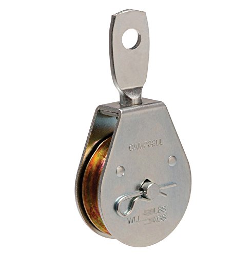 Apex Tool Group Campbell Chain Single Sheave Swivel Eye Pulley 3" Sheave Dia. Swivel Eye 650 Lb Steel