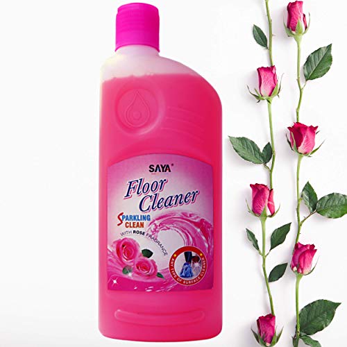 Image of Saya Floor Cleaner Liquid for Cleans and Shines to Tiles, Marble, Italian Floor & Surface Cleaner -(Rose - 1.5L)