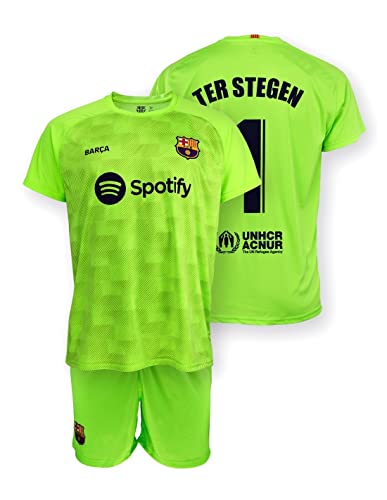 Conjunto Camiseta y pantalón Portero Dorsal 1 TER Stegen - Replica Oficial Producto con Licencia (T