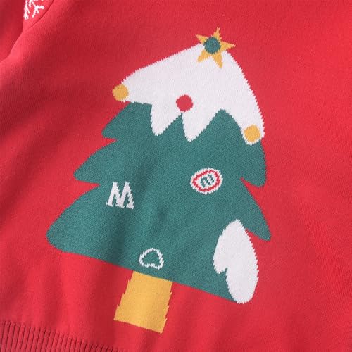 Image of Ugly Christmas Sweater for Girls Funny Xmas Knit Pullover Shirts Kids Child Holiday Jumper Tops Outfit 2-14 Years