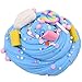 GoodGoodStudy--Blue Butter Birthday Cotton Candy Slime, Non-Sticky Floam Slime Stress Relief Toy Scented DIY Sludge Toy for Girls and Boys(7oz) 200ML