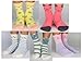 Hzcojulo Kids Toddler Big Little Girls Fashion Cotton Crew Cute Socks -5 Pairs Gift Set,Multicolor-CatsA,Shoe size 10.5-13/M/5-7 Years