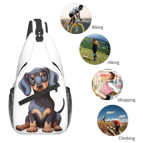 Bolso tipo bandolera cruzado para hombre sling miniatura 6