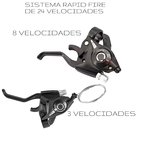 Kit Freio a Disco de Bicicleta Com Alavancas Vfire 24 Velocidades
