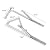 Attic Ladder Spreader Hinge Arms Replacement Kit for Werner 55-1 MFG 2006 and Older - (Pair)