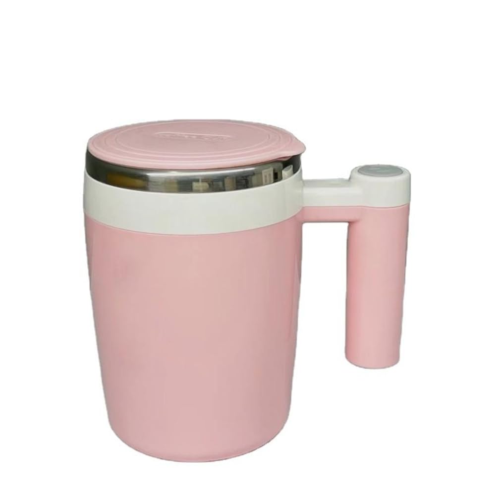 CTRLZS Electric Mixing Cup 380ml Auto Stirring Coffee Mug with Lid Birthday Gift for Tea Milk Hot Chocolate Coffee