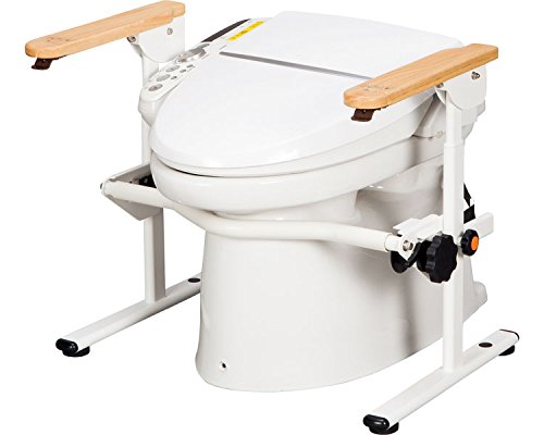 洋式トイレ用ベストサポート手すり ひじ掛けはねあげ 627-010 (シコク) (トイレ用てすり)
