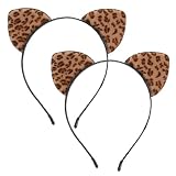 gato leopardo precio argentina Orejas de animales de disfraz: con una amplia gama de aplicaciones, es una decoración para fiestas de disfraces, carnaval, navidad, pascua, fiesta de fin de año, etc., diadema con orejas peludas