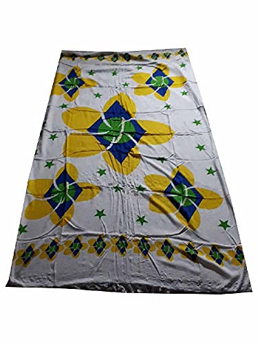 Pareo brasileño de algodón rayón 165x120 cm con flecos para mujer en la playa