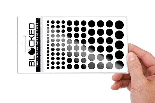 Cubiertas de vinilo para cámara web bloqueadas para evitar espionaje sin residuos 1