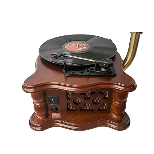 DISHENGZHEN Tourne-Disque, Tourne-Disque Vintage 3 Vitesses 33/45/78 TR/Min avec Radio FM USB Bluetooth pour décor de… - Les Beatles, Paul McCartney, John Lennon, RIngo Starr, George Harrison DISHENGZHEN Tourne-Disque, Tourne-Disque Vintage 3 Vitesses 33/45/78 TR/Min avec Radio FM USB Bluetooth pour décor de… – Image 6
