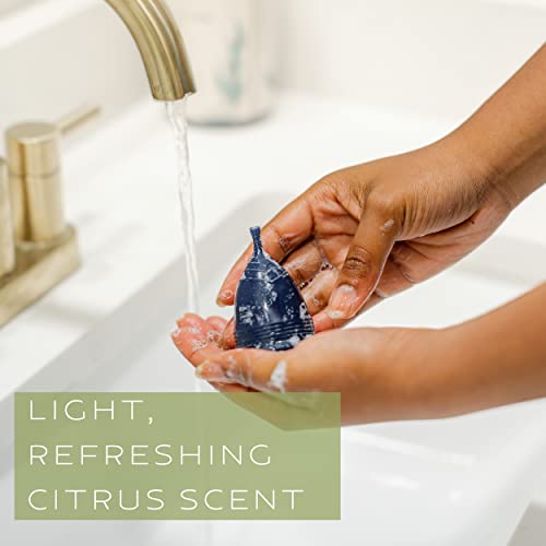 Pixie Menstrual Cup Cleaner Wash + Foaming Dispenser + More Wash In Bottle Than Any Other Brand + All Organic And Natural Ingredients + Healthy And Safest Way To Sterilize Your Period Cup #TOP4