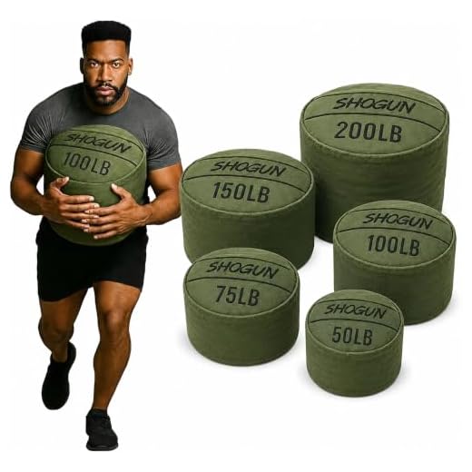 Shogun Sports Training Sandbag, Heavy Duty Workout Sandbags for Heavy Training, Fitness, Military Conditioning, Cross-Training & Strength Training. Heavy Sandbag Weights. (Green, 200 LB)