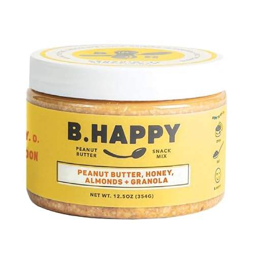 B.HAPPY Good Day Sunshine Honey Roasted Peanut Butter with Almonds