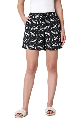 Image of Van Heusen Women's Cotton Lounge Shorts | Lightweight | Breathable Cotton | Relaxed fit | Printed | Comfortable Everyday Wear | Style 55501|Available in Pack of 1 & 2
