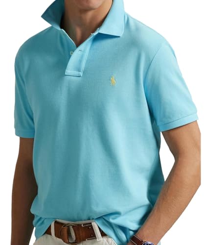 Image of POLO RALPH LAUREN Men's Custom Slim Fit Iconic Mesh Polo