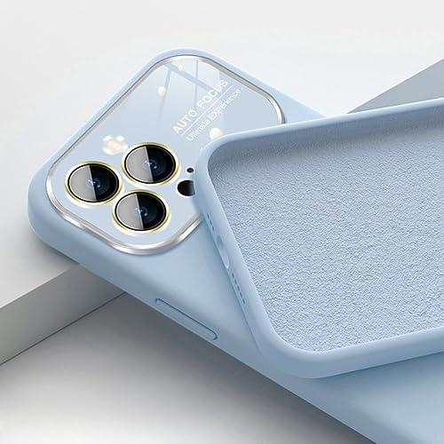 Coque silicone liquide iPhone 14 Pro Max protection verre photo