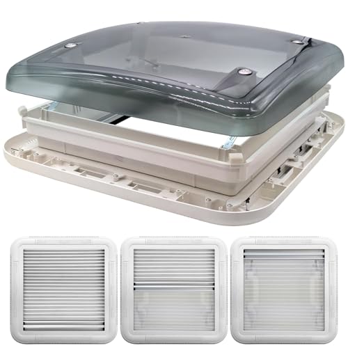 Campervan Roof Vent Adventurer Skylight 400mm x 400mm Tinted Lid