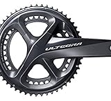 shimano ultegra di2 r8050 gs Farbe: Schwarz Shimano FC-R8000 Unisex – Erwachsene Kurbelgarnitur, Schwarz, 175 mm, 50-34T