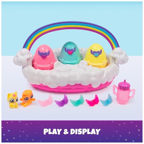 Hatchimals Alive Neon Rainbow Spring Basket & 3 Surprise Eggs, Ages 3+ - image 8