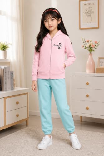 Image of ADBUCKS Girl's Cotton Hooded Sweatshirt