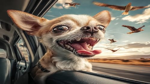 Puzzle de Chihuahua de 1000 piezas para adultos, un desafío creativo de 75x50 cm