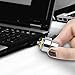 I3C Laptop Cable Lock Hardware Security Cable Lock, Anti Theft Retractable Lock for Tablet Laptop All Other Notebooks and Tablets 2 Keys
